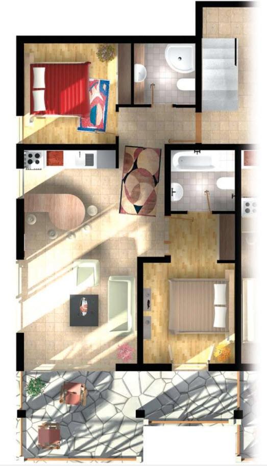 Apartment Fjord Waterfront Котор Экстерьер фото